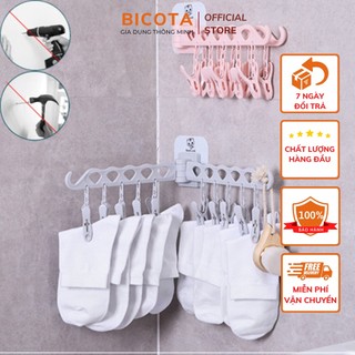 Móc treo mini dán tường tiện lợi, treo đồ cá nhân, đồ em bé sơ sinh tiện lợi