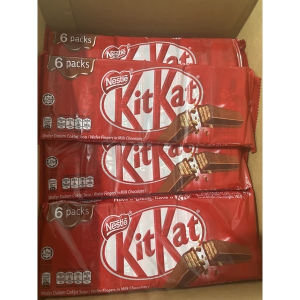 Bánh sôcôla KitKat 6 thanh trà xanh 6 thanh 17g