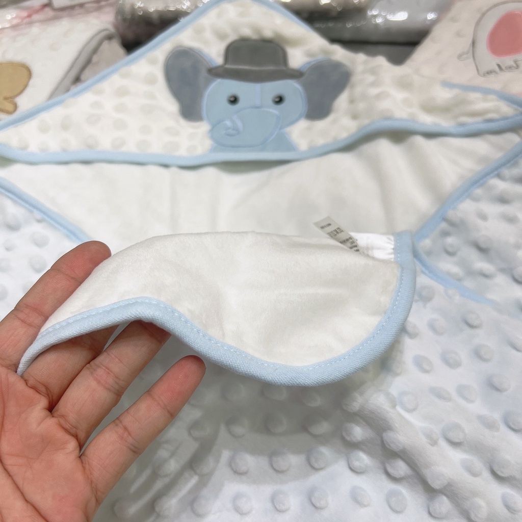 Ủ choàng nhung Bebe Comfort cao cấp cho bé trai / bé gái