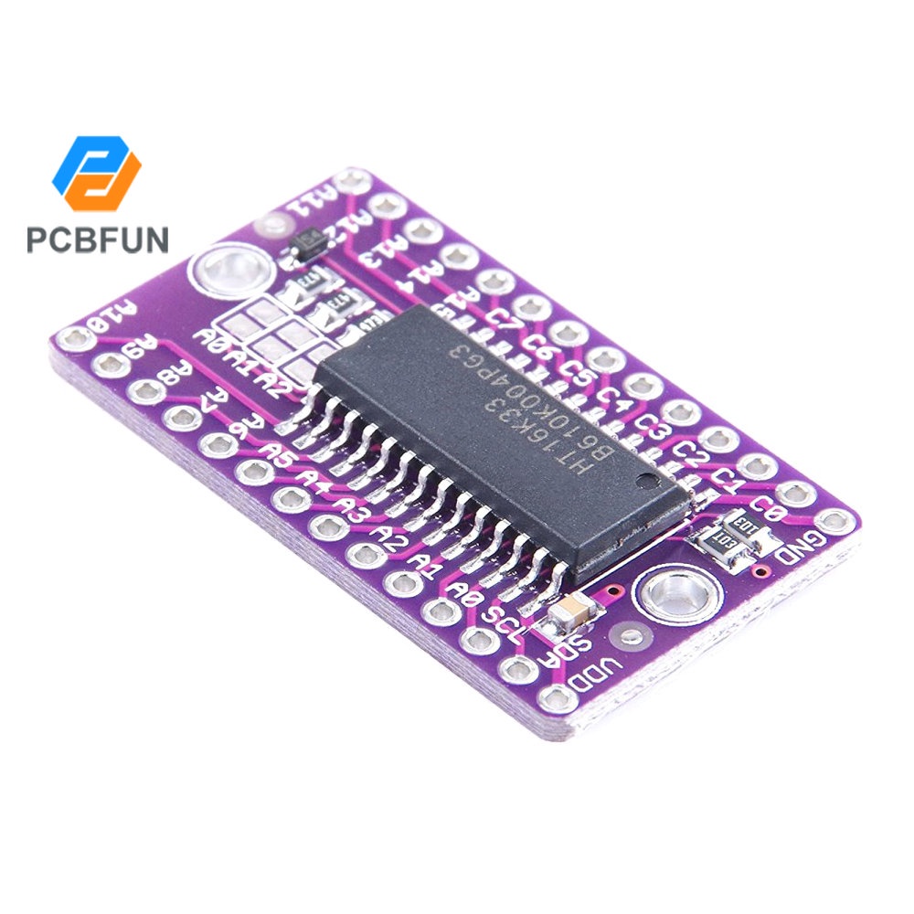 Bảng Mạch Điều Khiển Đèn LED Pcbfun HT16K33