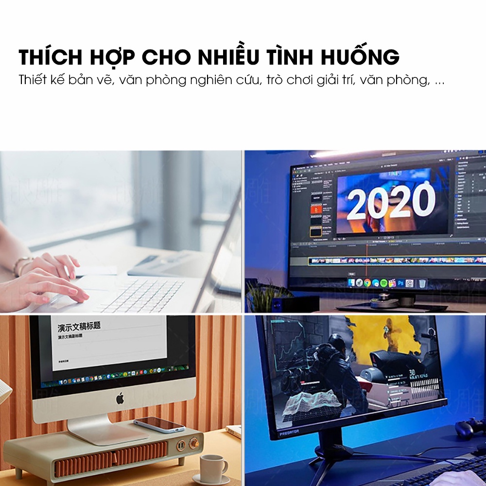 Bàn phím máy tính không dây SIDOTECH KM01 LED RGB gaming full size 104 phím tích hợp pin sạc dung lượng cao