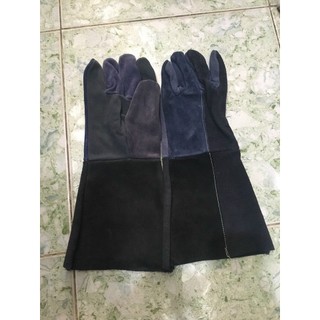 Găng tay da hàn cách nhiệt, găng tay thợ hàn