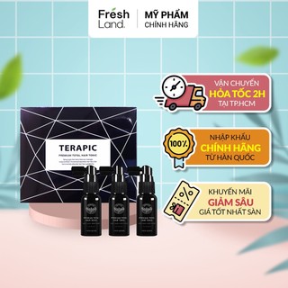 Set 3 chai tinh dầu kích mọc tóc terapic premium total hair tonic mini