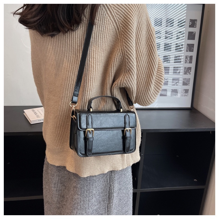 Túi Xách JASMIN NOIR Da PU Hình Hộp  Có Khóa Thời Trang Cho Nữ