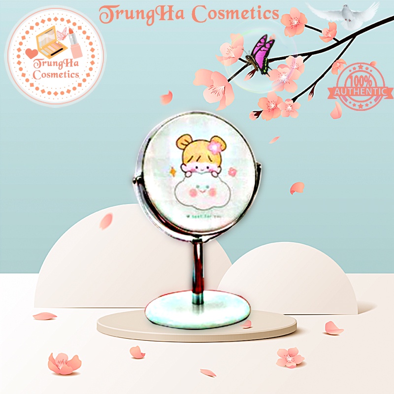Gương trang điểm để bàn dễ thương