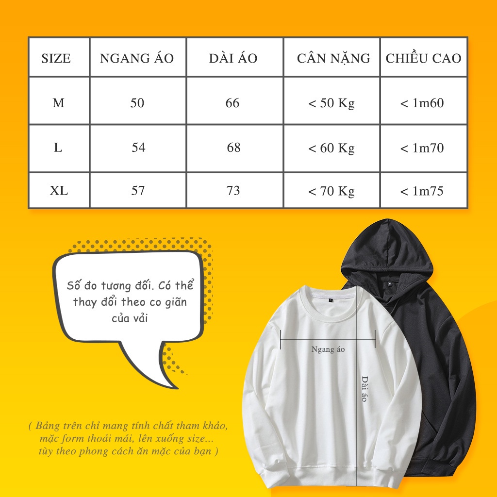 Áo Hoodie nỉ bông Rainbow , dài tay nhiều size form rộng  ao_thun_vdr