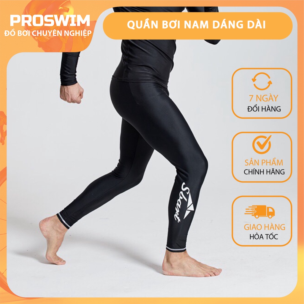 Quần Bơi Nam SBART Dài Tới Gót Chống Nắng Chống Sứa Đốt Cho Giáo Viên Dạy Bơi Hoặc Bơi Đường Trường Bơi Biển