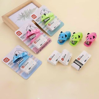 Bấm kim mini shif sử dụng kim bấm 24/6 kèm hộp kim bấm