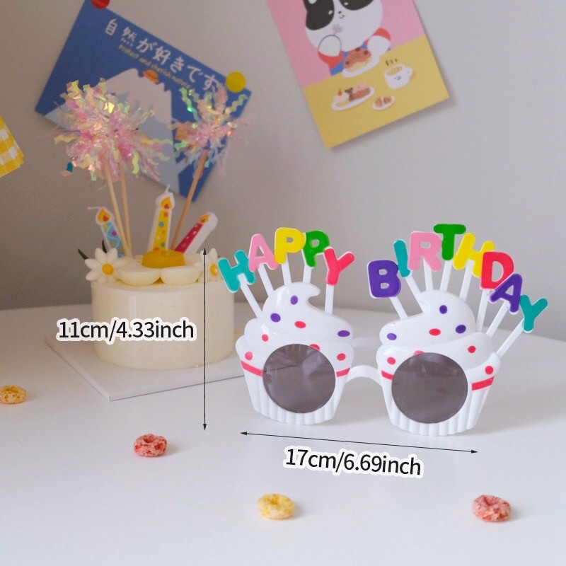 [3bQ_shop] Kính Mát Hình Dễ Thương Dùng Cho Tiệc Sinh Nhật