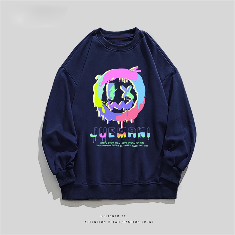 Áo thun nữ NRVP dài tay dáng rộng in hình phong cách Hàn Quốc mới