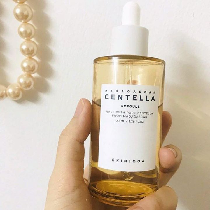 Serum rau má skin1004 100ml Làm dịu làn da nhạy cảm mụn trứng cá