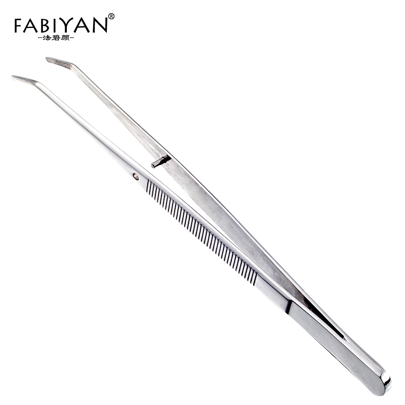 Nhíp FABIYAN bằng thép không gỉ đa năng gắp linh kiện/ kim tuyến trang trí móng tay/ nha khoa