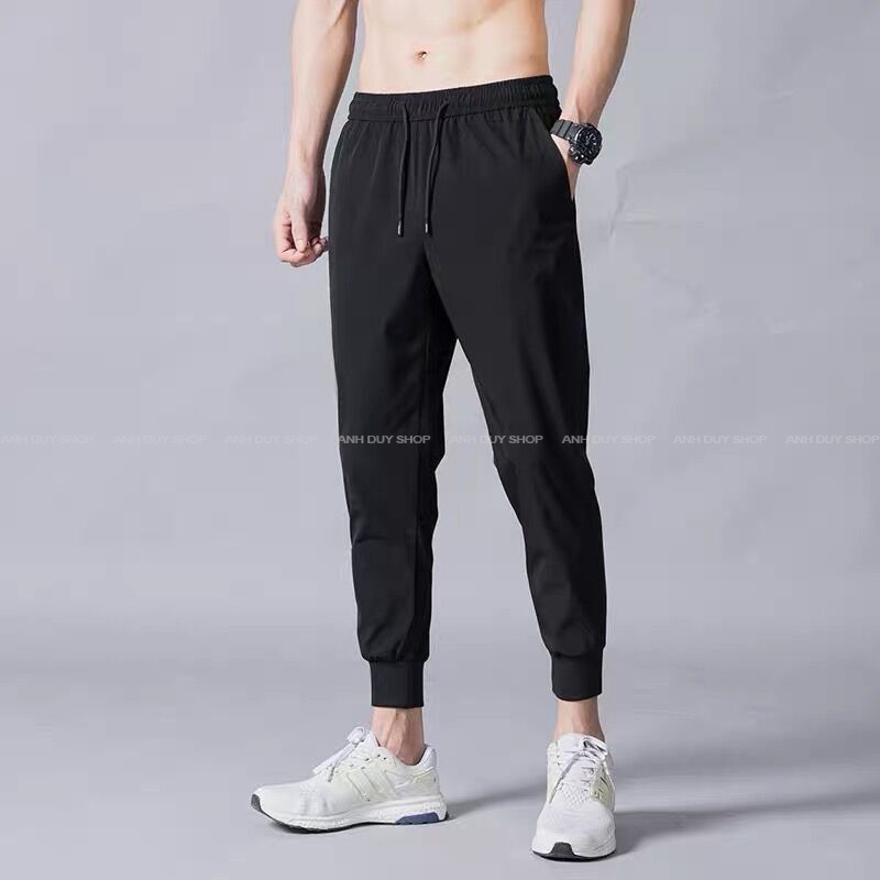 Quần Jogger Nam Nữ Trơn Basic Thun Poly Phong Cách Thể Dục Thể Thao Năng Động Cá Tính Unisex ANH DUY SHOP JGV19 | BigBuy360 - bigbuy360.vn