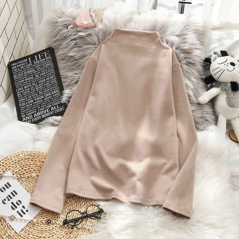 NRVP Áo Thun Nữ Dài Tay Dáng Rộng In Hình Phong Cách Hàn Quốc Kiểu Mới