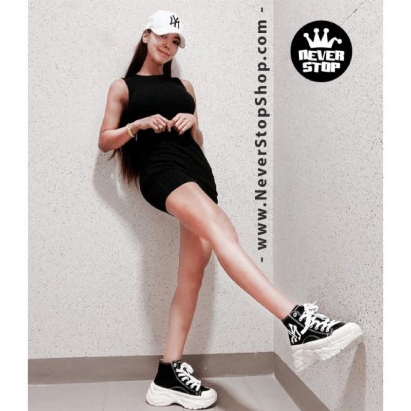 Giày Cao Cổ M.L.B High NY Yank.e.e.s Black 2022-Chính Hãng💯