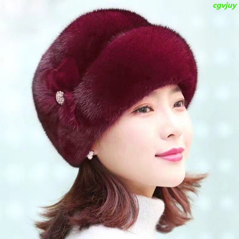 Mũ Lông Cáo Giả Dày Dặn Giữ Ấm Mùa Đông Thời Trang Cho Nam Nữ