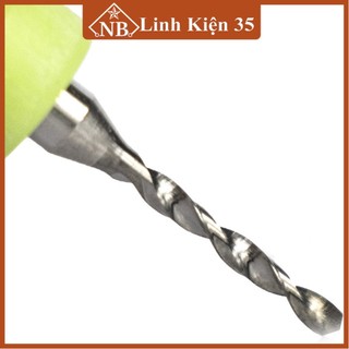 Combo 3 mũi khoan xoắn CNC (1 chiếc 0.6+1 chiếc 0.8+1 chiếc 1.0mm )