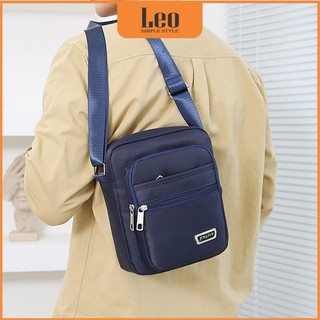 Túi nam đeo chéo mini vải dù cao cấp trược nước màu navy kt 23x19x6cm t83