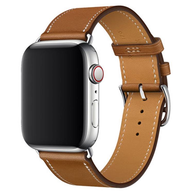 Dây Da Apple Watch Thời Trang Sang Trọng Khóa Thép 316L Dành Cho Series SE 8 7 6 | 5 | 4 | 3 | 2 | 1 38mm 40mm 42mm 44mm