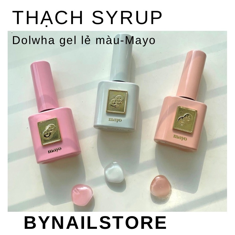 Sơn gel thạch màu basic cao cấp Hàn Quốc tách lẻ collection Dolwha gel (1pcs)