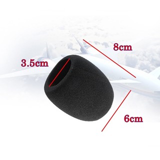 Bông lọc micro thu âm và micro không dây cao ( đen - xanh - cam )