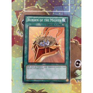 [ Đỗ Lạc Shop ]  Thẻ Bài Mint90 Yugioh Spell -Burden of the Mighty  Common
