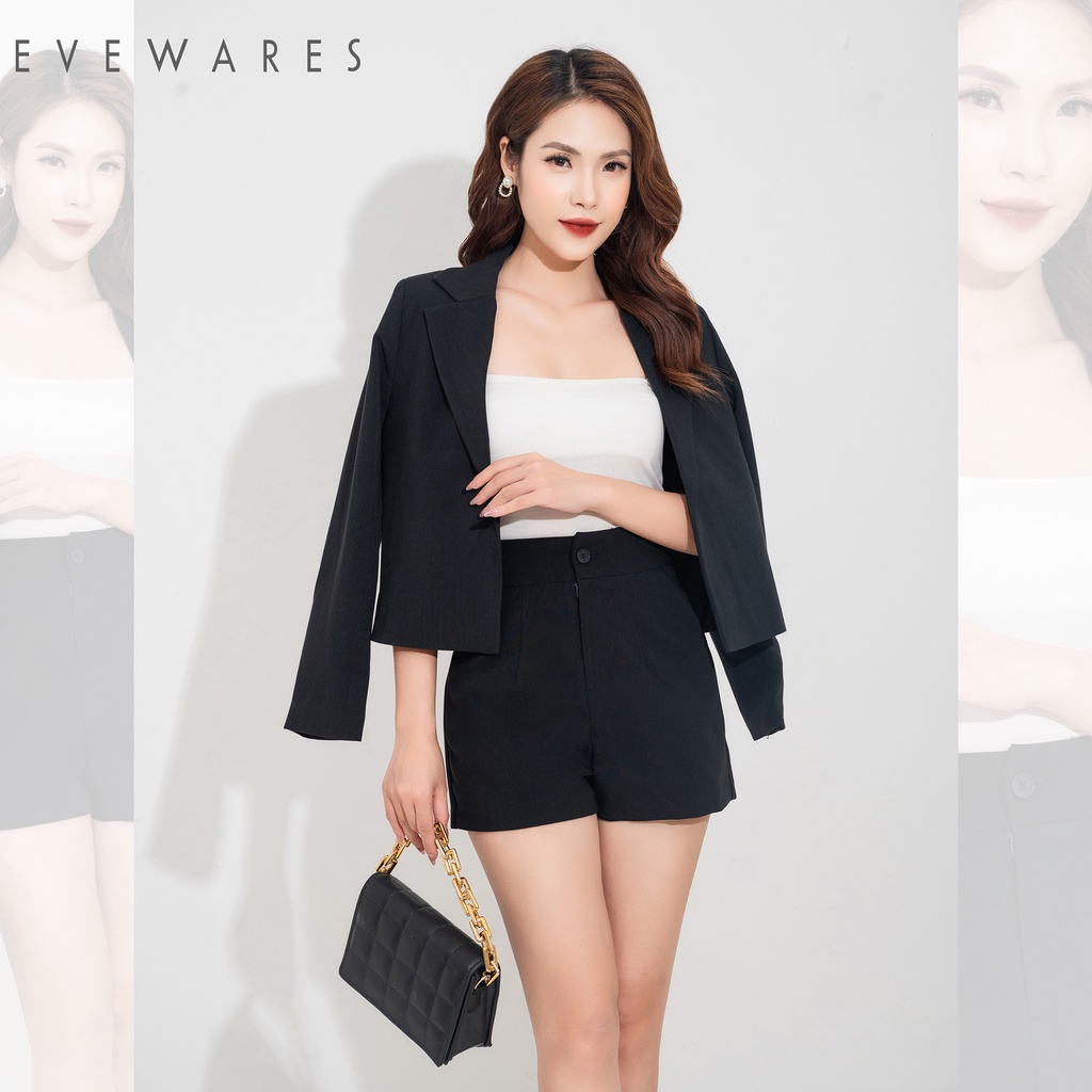 Áo VEST/BLAZER Nữ EVEWARES Dài Tay, Dáng Ngắn, Chất Liệu Dày Dặn, Có Độn Vai Mẫu Mới!