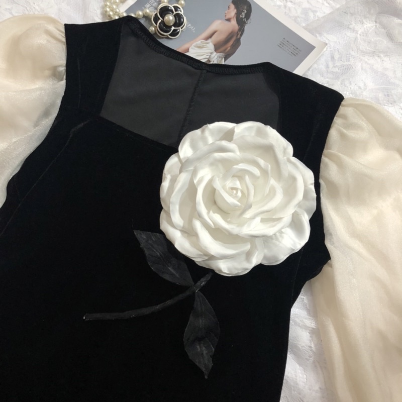 Hoa cài áo cover Dung Biez- Hoa size 10cm, 12cm, 15cm- Hoa cành ấn tượng sang chảnh