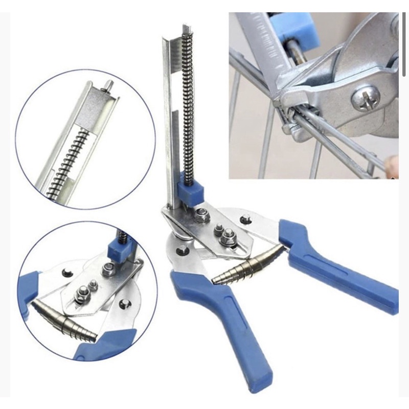 Kềm  bấm + 600 kẹp M chuyên dụng làm lồng gà,chim,thỏ,bồ câu