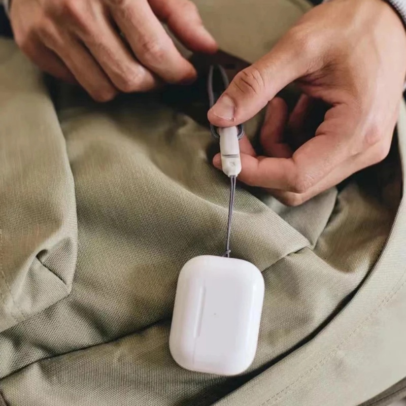 Vỏ Bọc Hộp Sạc Tai Nghe Airpods Pro 2 Bằng Dây Bện Co Giãn Mềm Mại Đa Năng Mang Đi Du Lịch Tiện Lợi