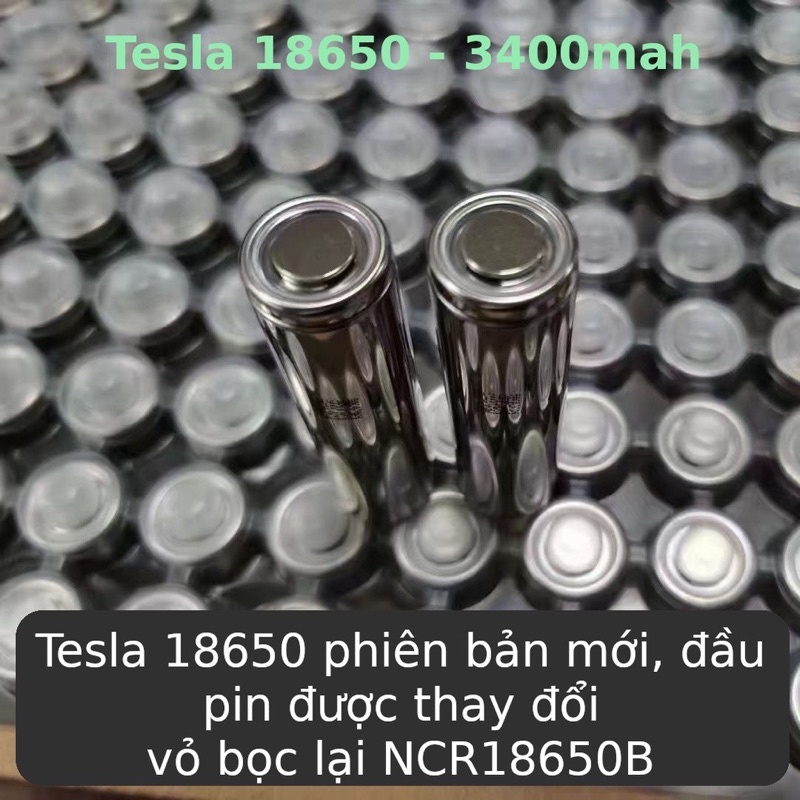 Pin Lithium Tesla 18650 3400mAh xả 10A