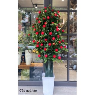 Cây giả - cây quả táo cao 1,6m quả nhỏ