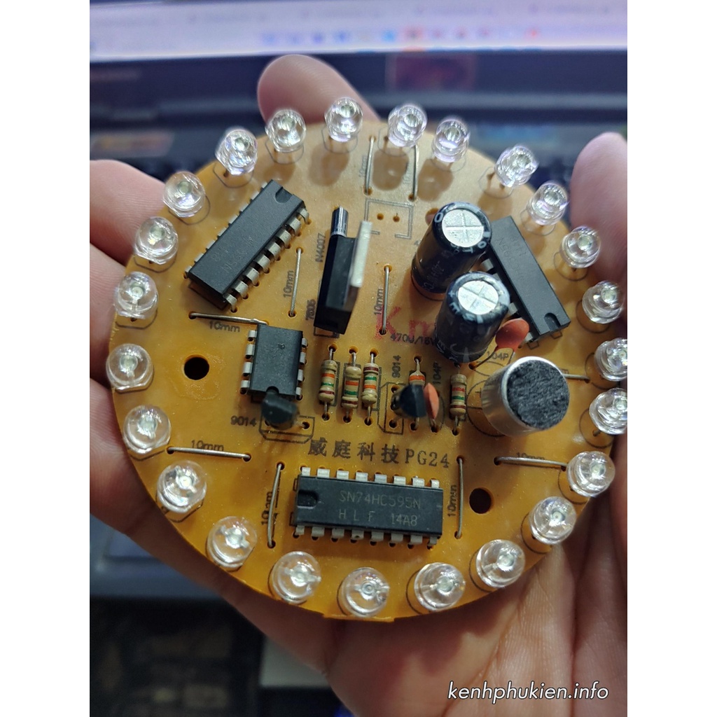 Mạch led đèn chớp nhiều màu theo nhạc