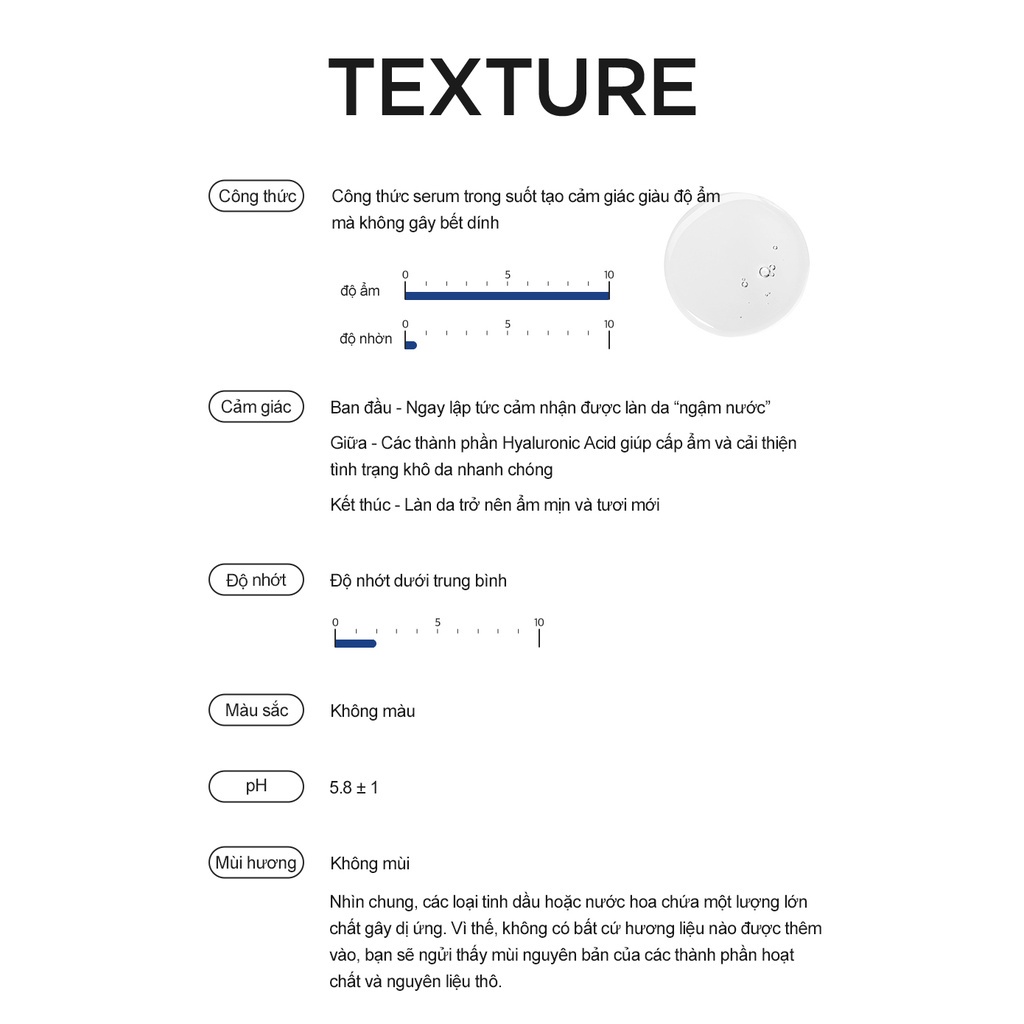 Tinh chất dưỡng ẩm Hyaluron 1% Serum 30ml - Derma Factory