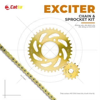 Nhông sên dĩa exciter 135, exciter 150, exciter gp, exciter ii, exciter 2006 - 2010, exciter 2011 - nhông sên dĩa catta