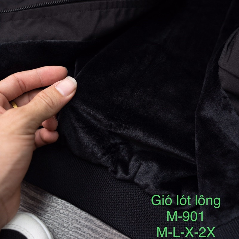Áo Gió Nam Lót Lông Hàng Quảng Châu Chất Lượng Cao.