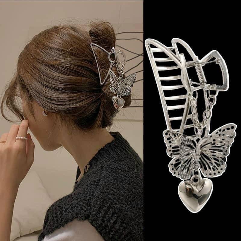Kẹp Tóc Càng Cua Hình Bướm Dễ Thương Thời Trang Hàn Quốc