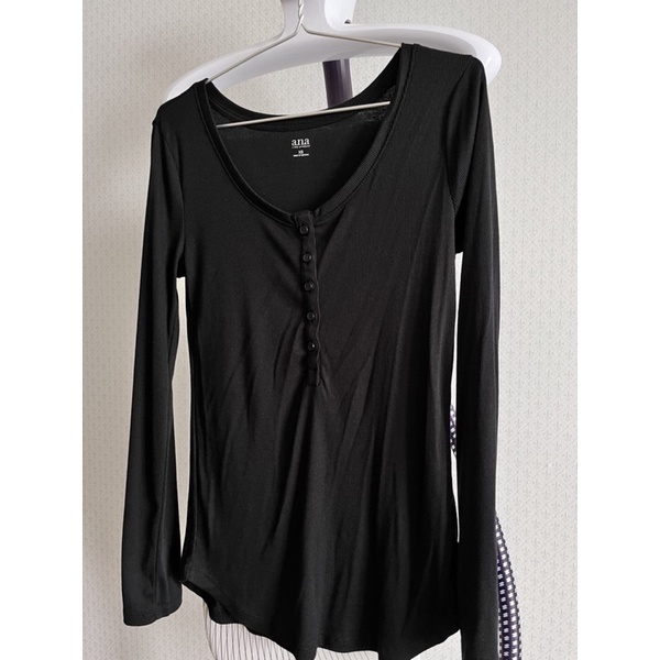 Thanh lý/pass áo thun tăm dài tay đen size M