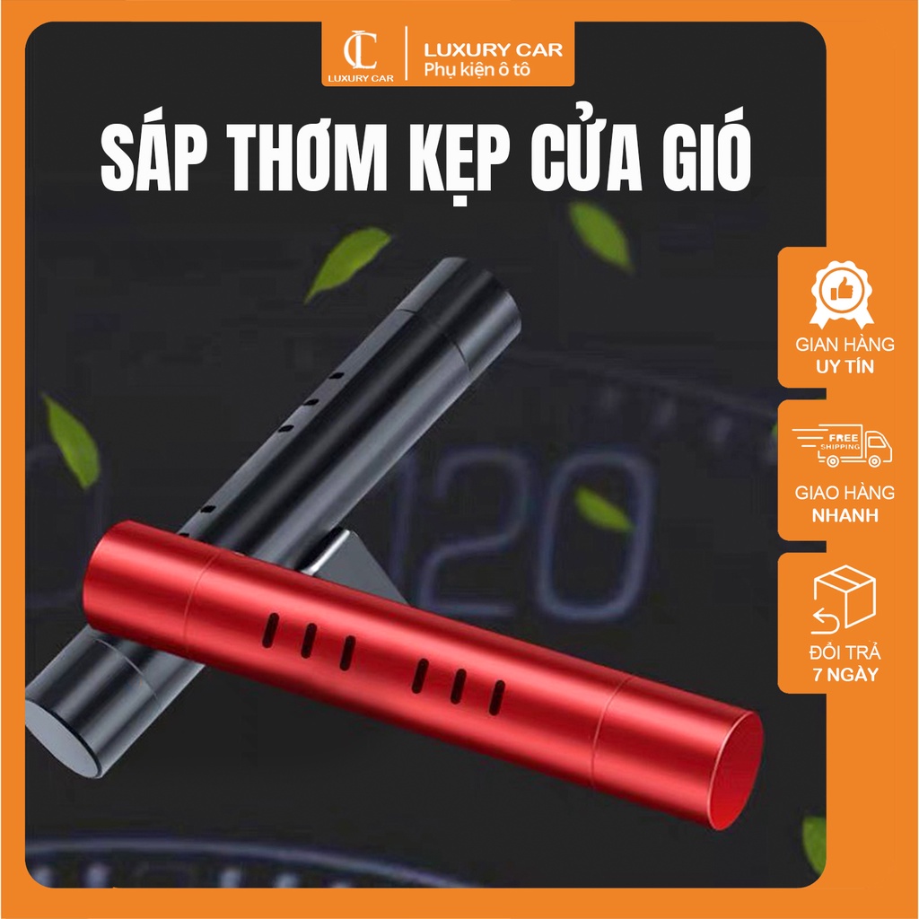 Sáp thơm kẹp cửa gió điều hòa ô tô thanh lọc không khí, nước hoa kẹp cửa gió khử mùi xe hơi 08
