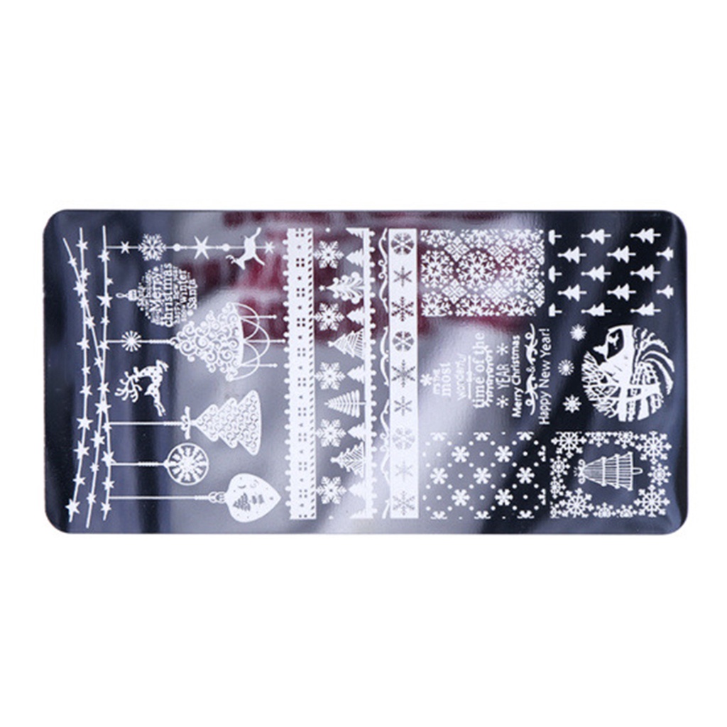 Khuôn Trang Trí Móng Tay Bằng Thép Không Gỉ DIY Dành Cho Nữ