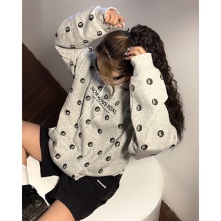 ÁO MINI DOTS HOODIE NORMOS (XÁM)