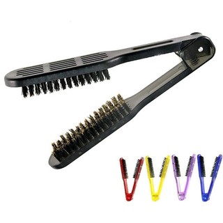 Lược kẹp nhựa chải tóc duỗi thẳng