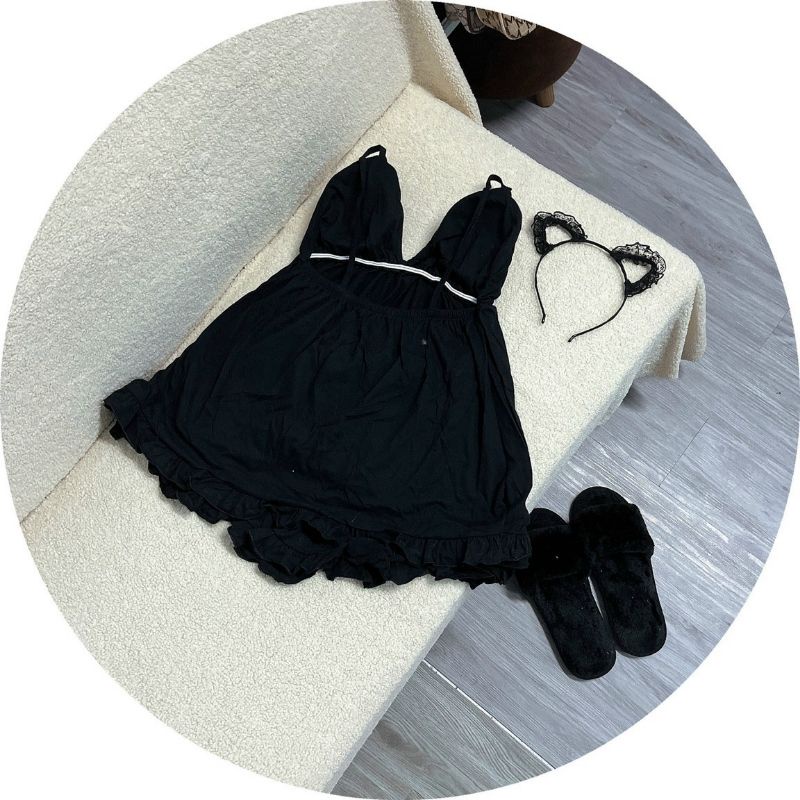 Sét bộ ngủ cotton Kèm mod ngực ( HÌNH +VIDEO THẬT )