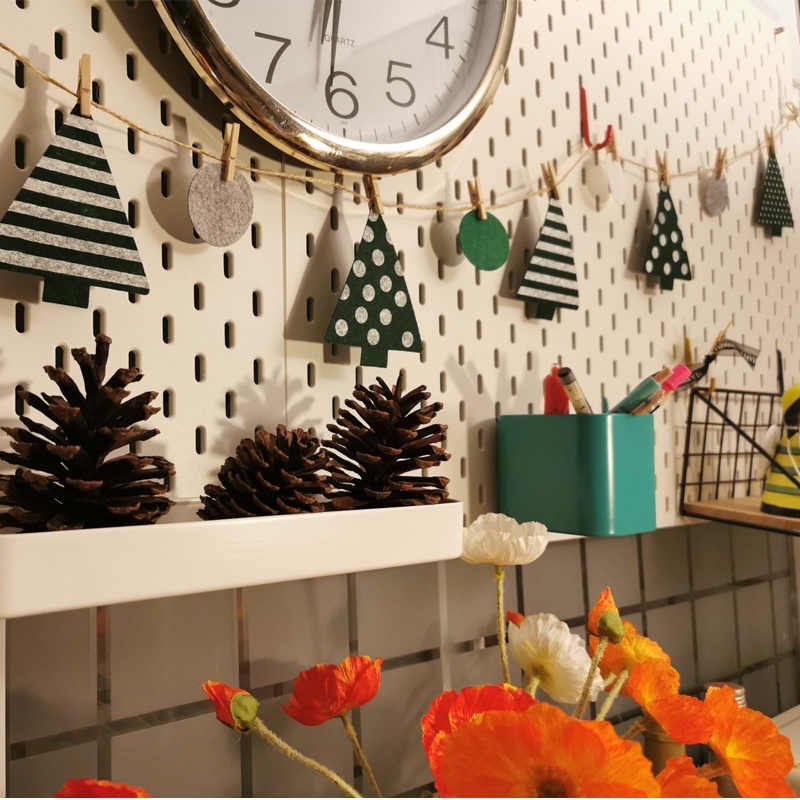 Dây Cờ Treo Tường Trang Trí Giáng Sinh 3m