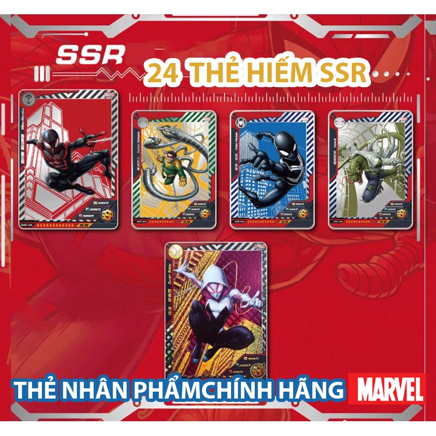 Chính hãng thẻ bài sưu tập spider man maximum venom người nhện đa vũ trụ - ảnh sản phẩm 7