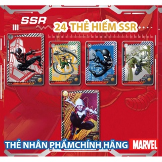 Chính hãng thẻ bài sưu tập spider man maximum venom người nhện đa vũ trụ - ảnh sản phẩm 7