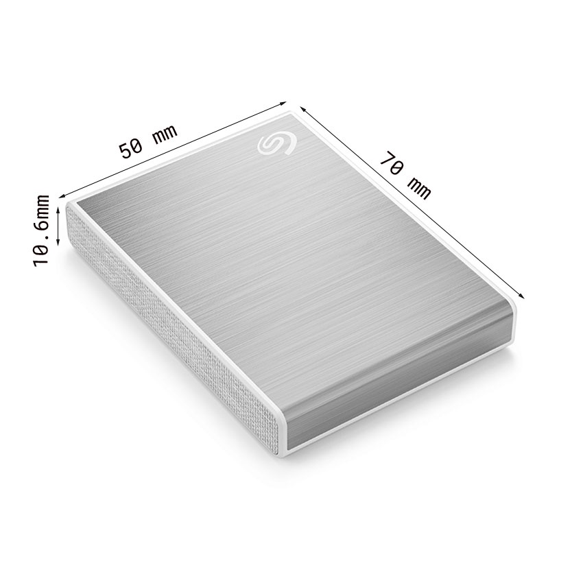 Ổ cứng gắn ngoài SSD USB-C + Rescue 2.5 inch Seagate One Touch - Thiết kế nhỏ gọn, thời trang