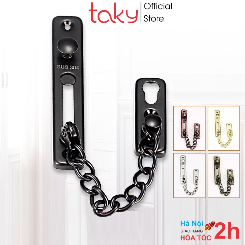 Dây Xích An Toàn - Taky, Dùng Cho Cửa Nhà, Cửa Phòng, Đề Phòng Đột Nhập Và Đẩy Cửa Vào Khi Mới Mở Cửa. 3100