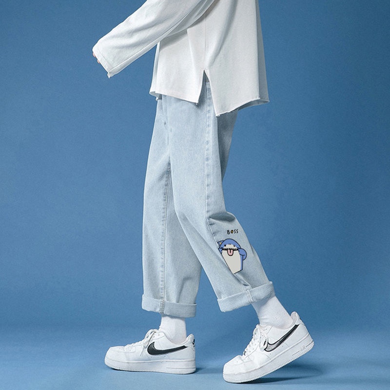 LEVIS Quần jeans denim Ống Suông Rộng size Lớn Thời Trang Cho Nam
