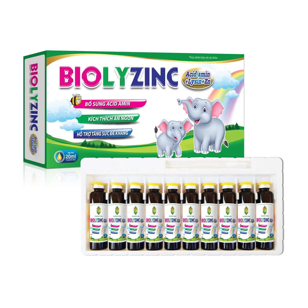 BIOLYZINC ăn ngon tăng cường hấp thu dưỡng chất